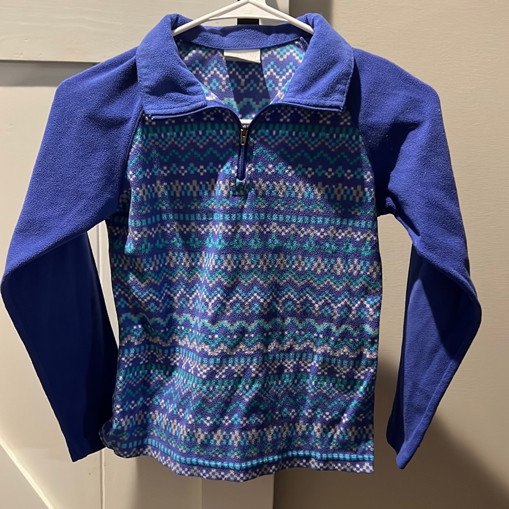 Girls Columbia 1/4 zip fleece